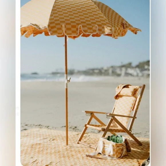 💛🧡business & pleasure co. Beach Blanket-Towel - umbrella 🐚Brand New 🐚 - Picture 7 of 8